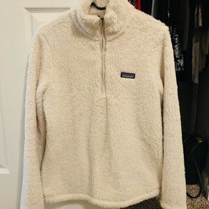 White Patagonia Quarter Zip